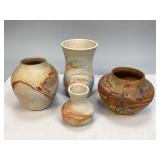 Assorted Vintage Nemadji Pottery Collectibles