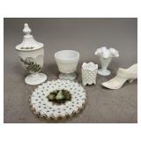 Assorted Fenton, Westmoreland and More Milk Glass