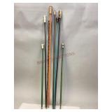Vintage Wooden Carnival Souvenir Canes