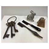 Assorted Metal Household Collectibles