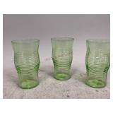 Uranium Glass Tumblers