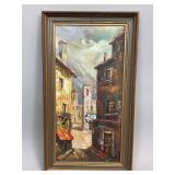 Framed Oil on Canvas by Flotaty
