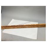 Two Vintage Local Yardsticks