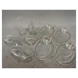 Assorted Clear Glassware