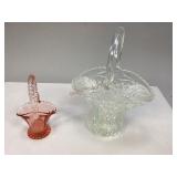 Vintage Glass Baskets