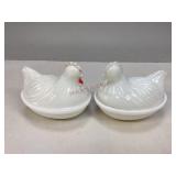 Vintage Hen on a Nest Covered Dishes