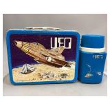 Thermos Brand UFO Metal Lunchbox & Thermos