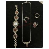 Sterling Silver Jewelry Set