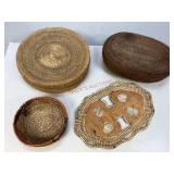 Miscellaneous Hand Woven Baskets & More