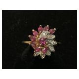 10K Gold and Diamond Ring
