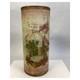 Possibly Sewer Tile Art  Umbrella Stand