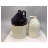 E.S.&B. & Sherwood Bros. Stoneware Jugs