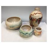 Assorted Nemadji Pottery Collectibles