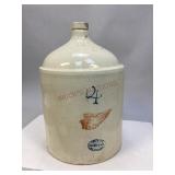 4 Gallon Red Wing Stoneware Shoulder Jug