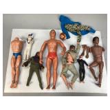 Assorted Vintage Action Figures and Accessories