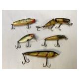 Assorted Vintage Wooden Fishing Lures