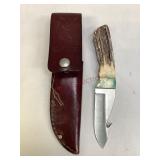 Bear MGC Cutlery Gut Hook Hunting Knife & Sheath
