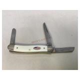 Case XX White Synthetic Mini Trapper Pocket Knife