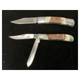 Two Gerber 70th Anniversary Knives