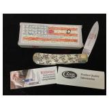 Case XX Bose Natural Bone Smooth Tribal Lock Knife