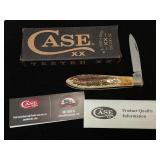 Case XX Bose 6.5 Bone Stag Teardrop Pocket Knife
