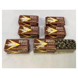 Six Boxes of Mohawk 22 Long Rifle Cartridges