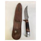 Vintage Western USA Fixed-Blade Hunting Knife