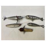 Vintage Hand-Carved Fishing Decoys