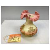 Vintage Fenton Burmese Glass Vase