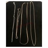 14K Gold Necklaces and Adapter Piece