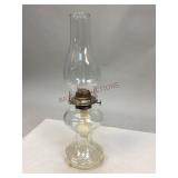 Vintage Clear Glass Kerosene Oil Lamp