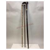 Vintage Cane Sword & Two Walking Sticks