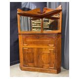 Oak Corner Side Board