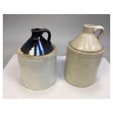 Vintage Stoneware Whiskey Jugs