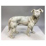 Vintage Ceramic Dog Sculpture