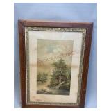 Framed Print of Cottage on a River