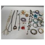 Assortment of Costume Jewelry