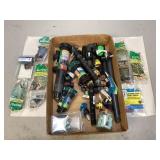 Box of Assorted Spray Nozzle Fittings & More