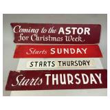 Vintage Crescent Boards Cardboard Signs