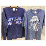 Blue Star Wars T-Shirt(XL) & Sweatshirt(L)