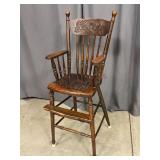 Antique Wooden Highchair