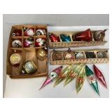 Vintage Glass & Plastic Christmas Ornaments