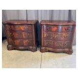 Thomasville Three Drawers Nightstands.