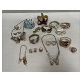 Assortment of Costume Jewelry