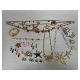 Assorted Summer Themed Costume Jewelry