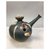 Vintage Handmade Pottery Spouted Vessel