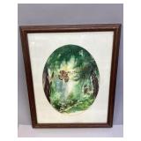Framed Watercolor Signed by Helen Arnold