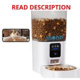 Automatic Cat Feeder with Camera: ACF100W-B