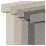 Persilux Blackout Roller Shades, Cordless, Linen, 35x72