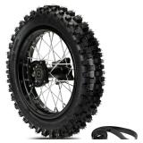 80/100-12 Dirt Bike Wheel Tire Tube 12mm Bearing